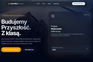 Realizacja strony WWW — firma budowlana Rzeszów