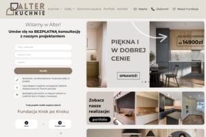 Realizacja strony WWW — Kuchnie Lublin