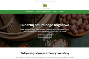 Realizacja strony WWW — Sklep Fundacji z Kielc